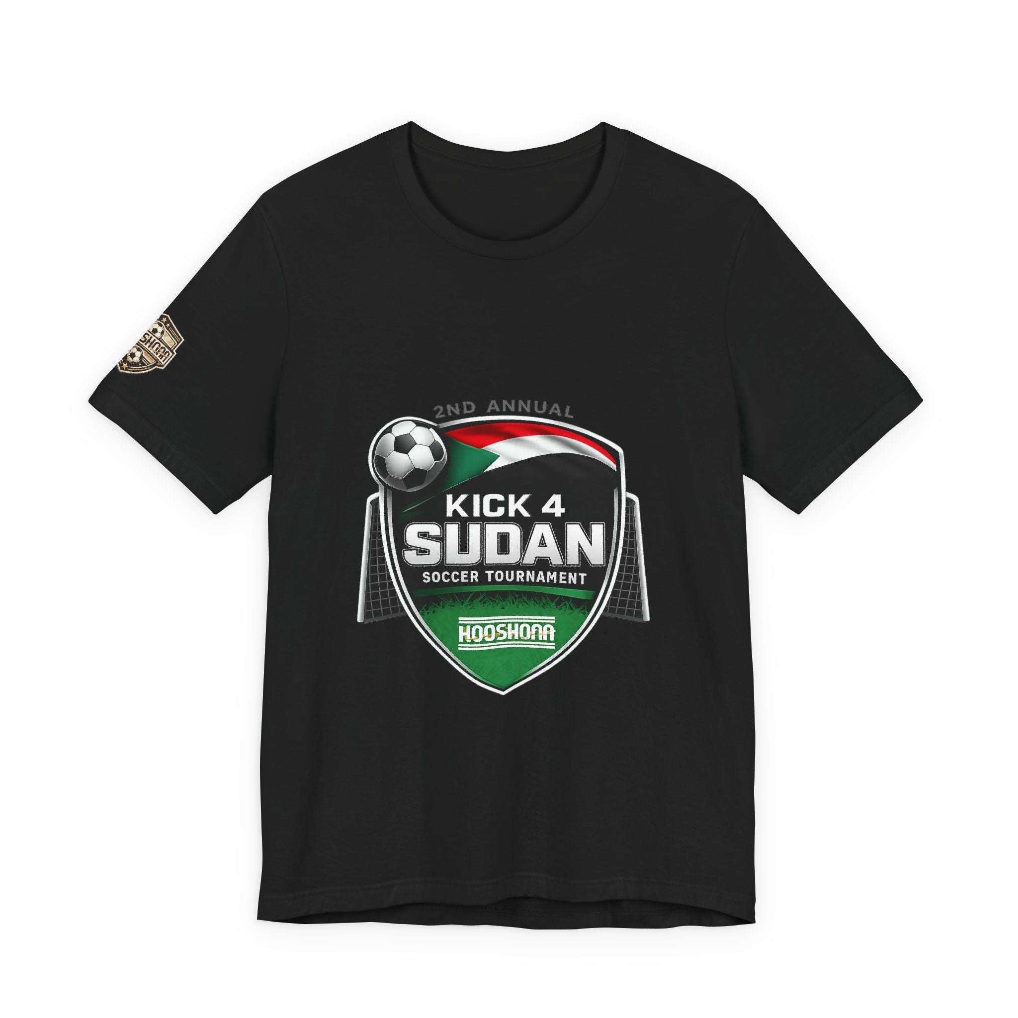 Kick 4 Sudan Unity Crest Short Sleeve Tee