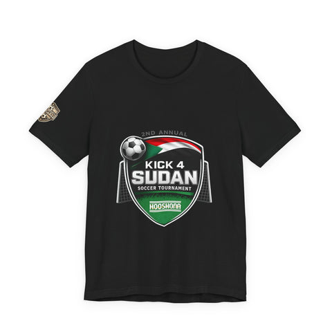 Kick 4 Sudan Unity Crest Short Sleeve Tee