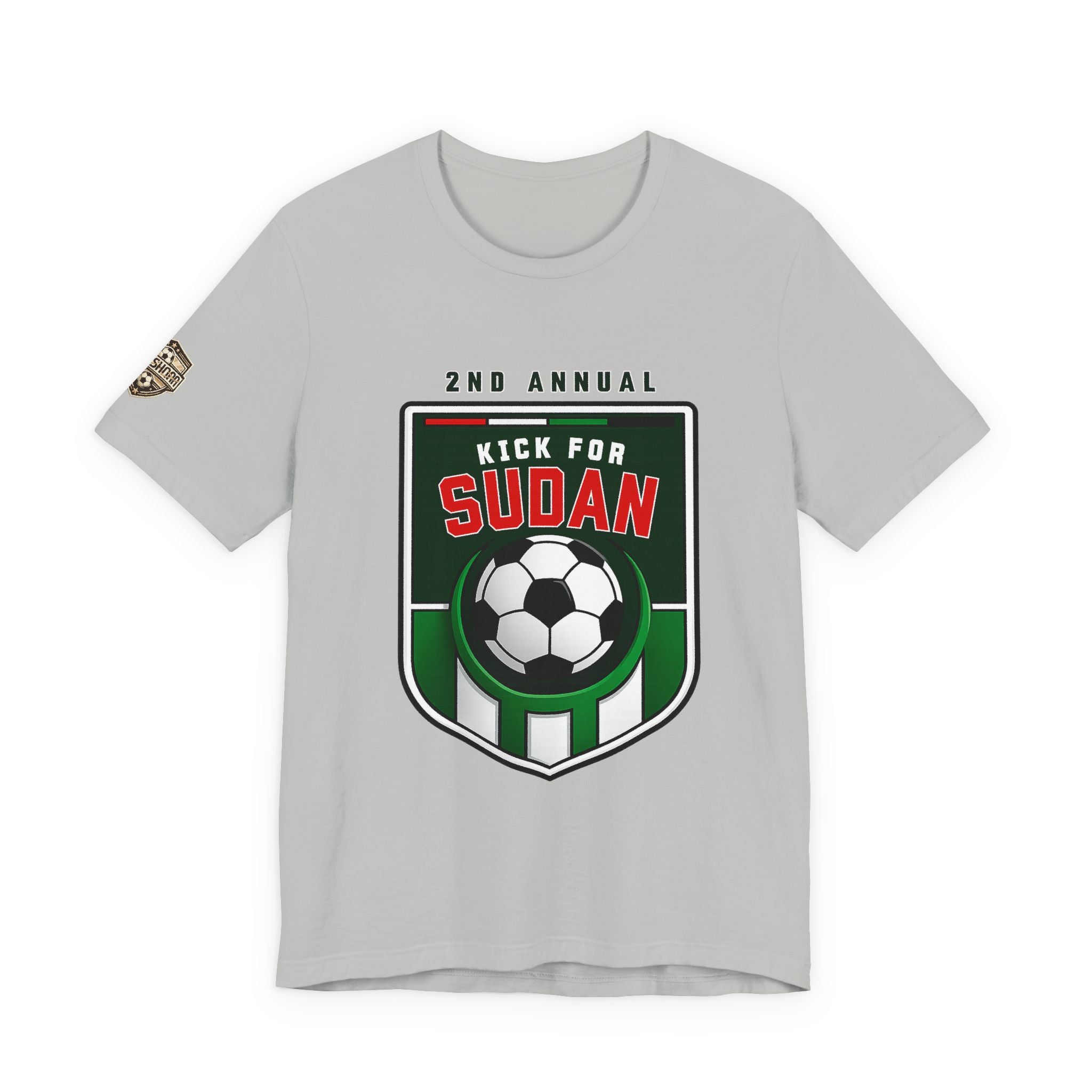 Kick 4 Sudan Victory Shield  Short Sleeve Tee