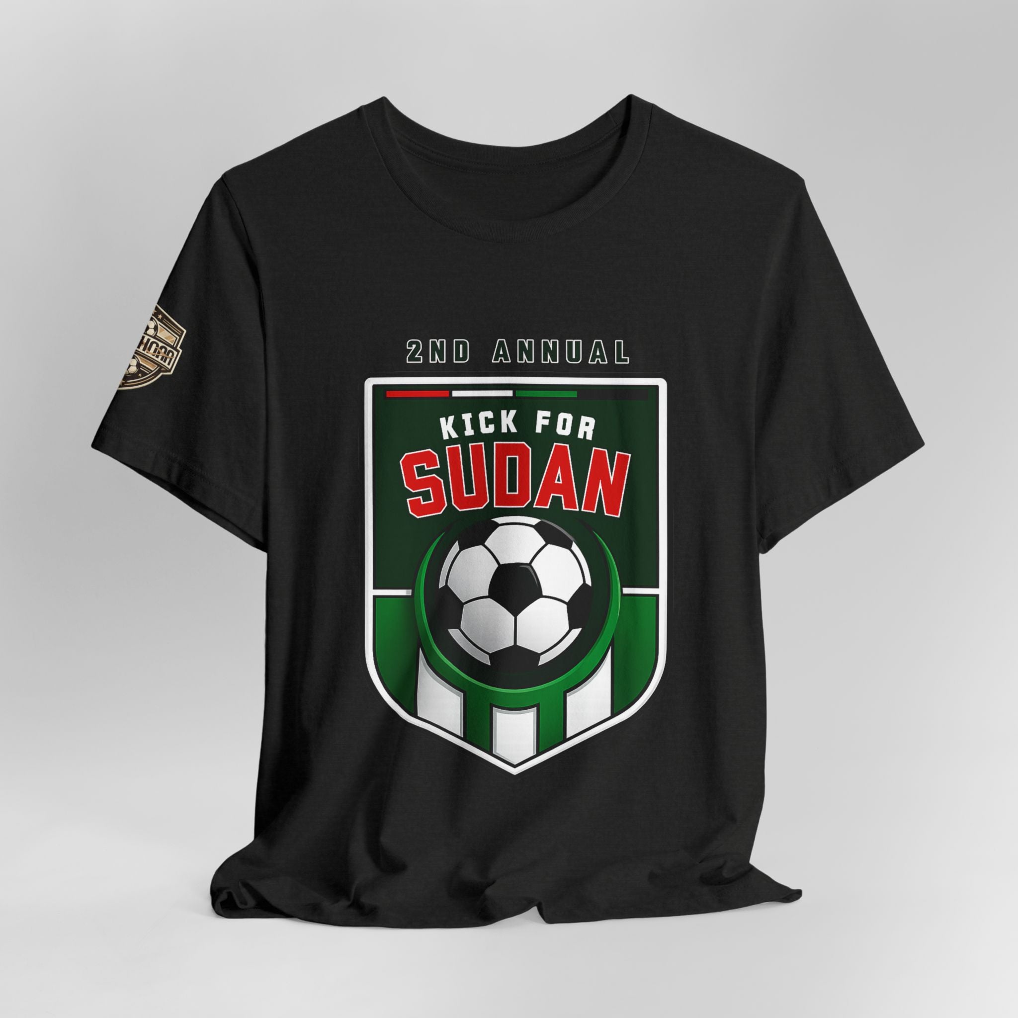 Kick 4 Sudan Victory Shield  Short Sleeve Tee