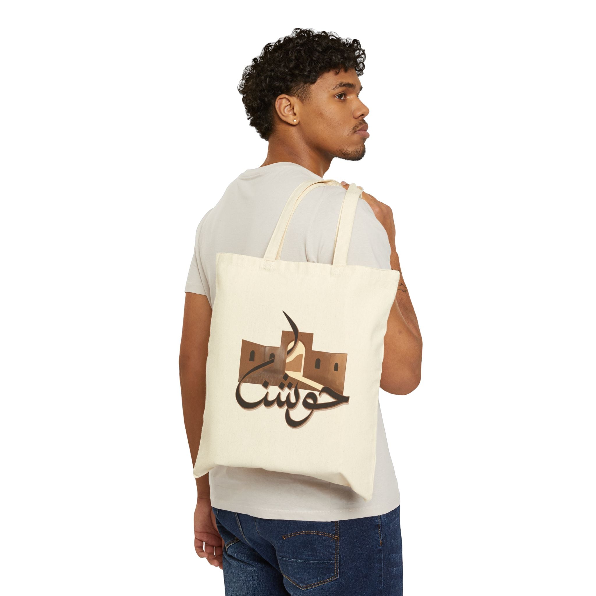 Hooshnna Cotton Canvas Tote Bag