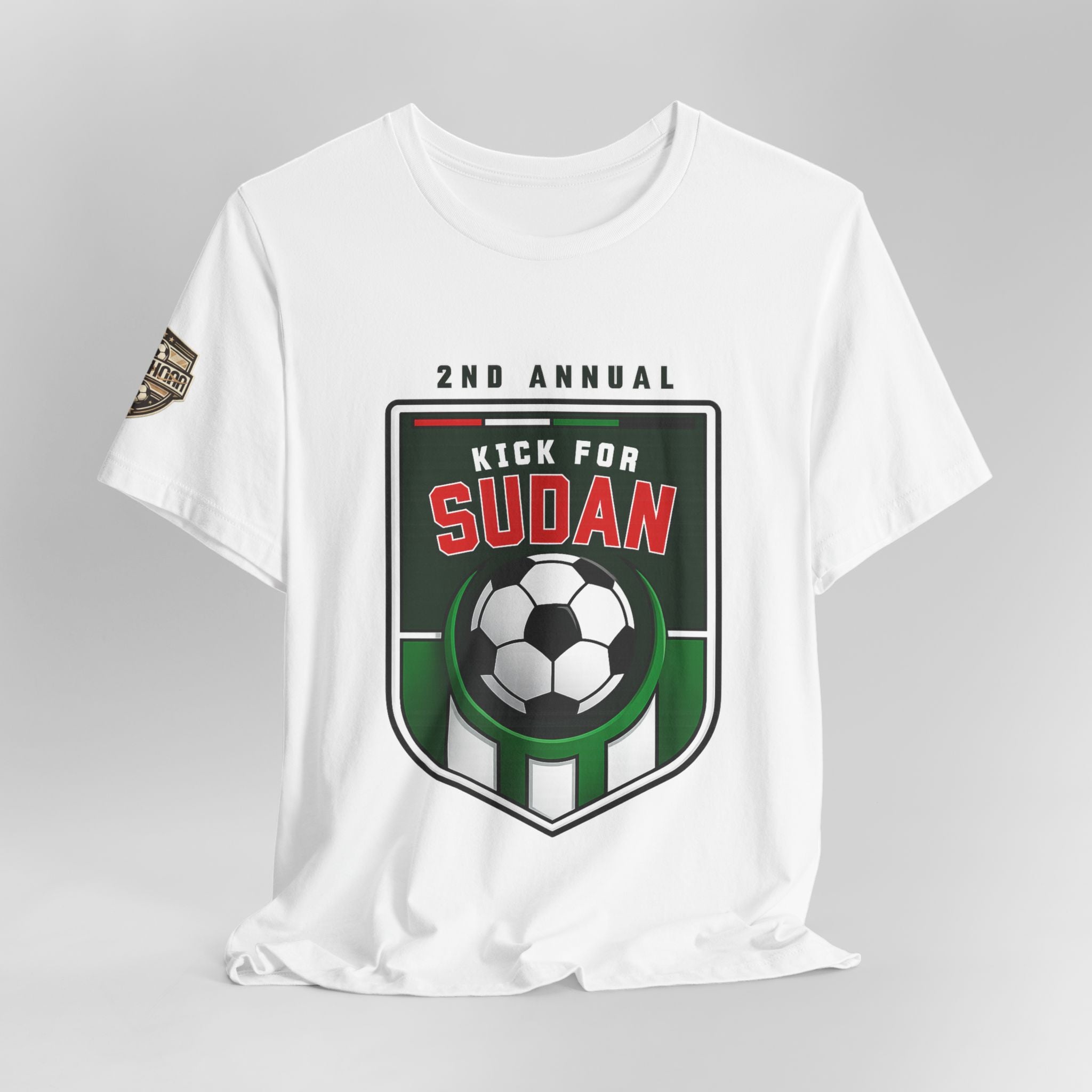 Kick 4 Sudan Victory Shield  Short Sleeve Tee