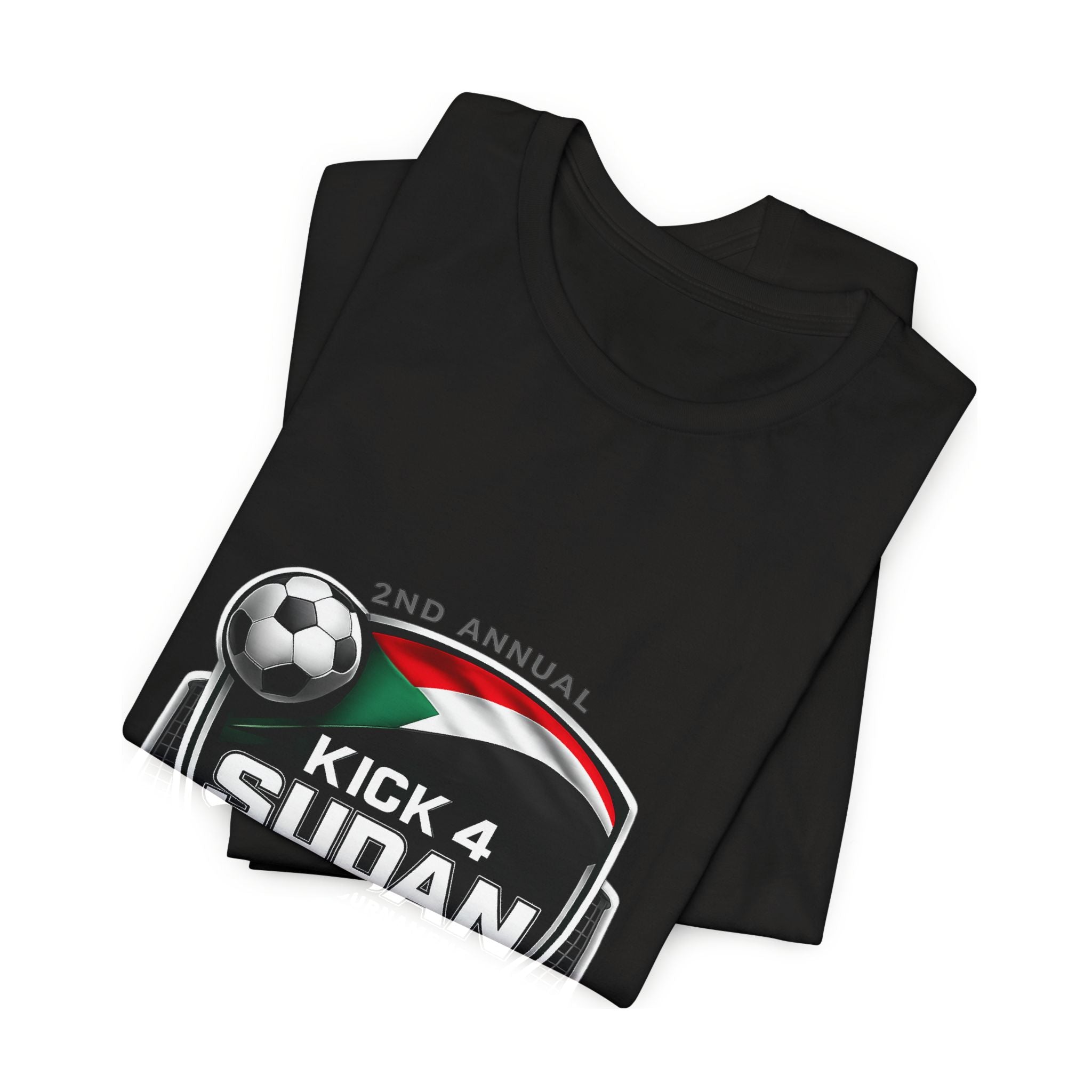 Kick 4 Sudan Unity Crest Short Sleeve Tee