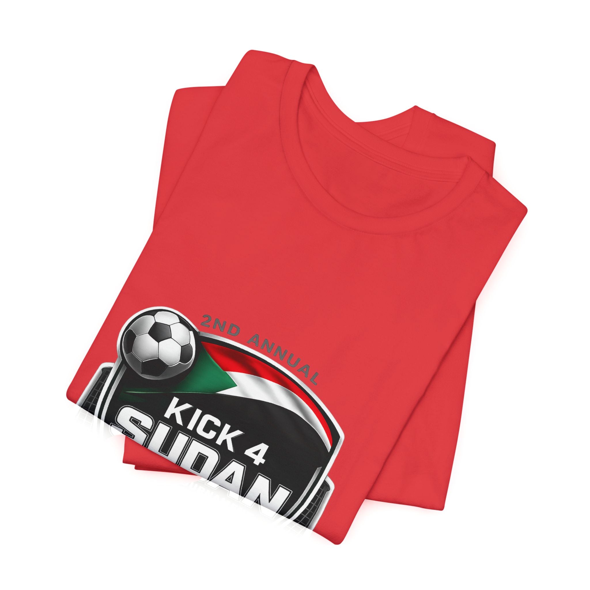 Kick 4 Sudan Unity Crest Short Sleeve Tee