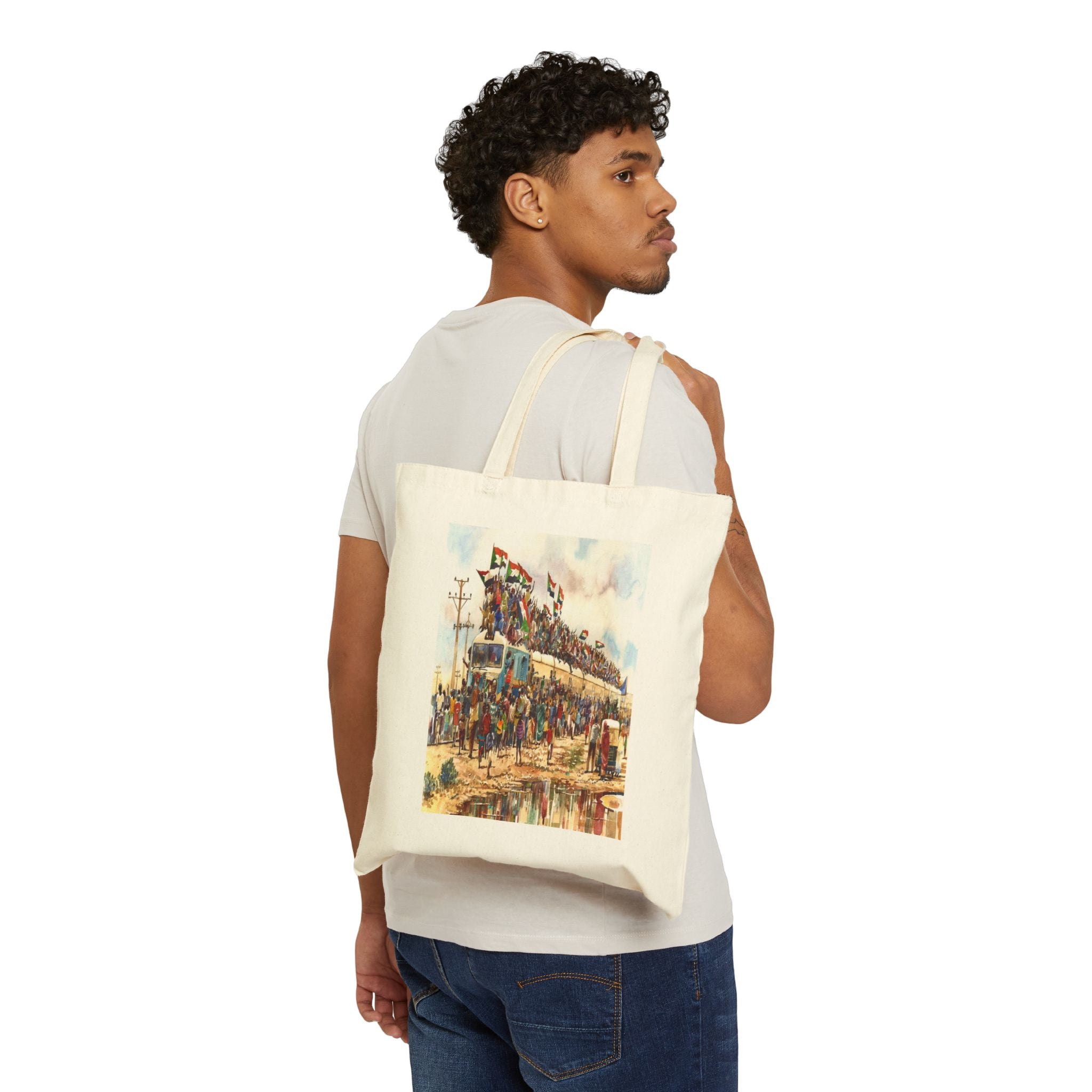 Atbara Cotton Canvas Tote Bag