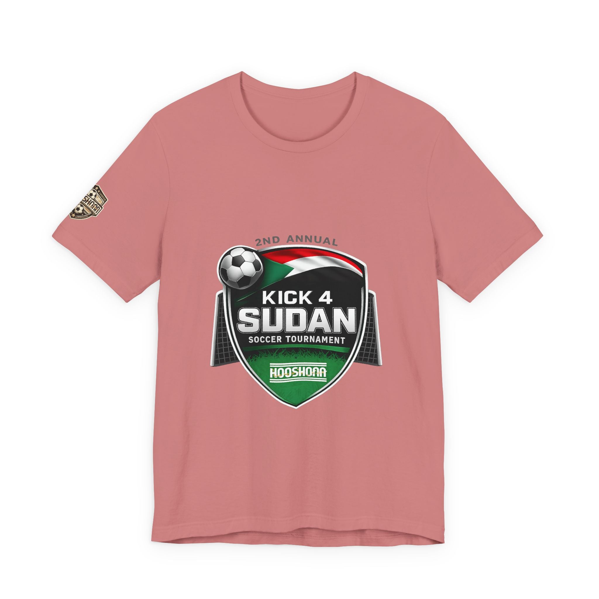 Kick 4 Sudan Unity Crest Short Sleeve Tee