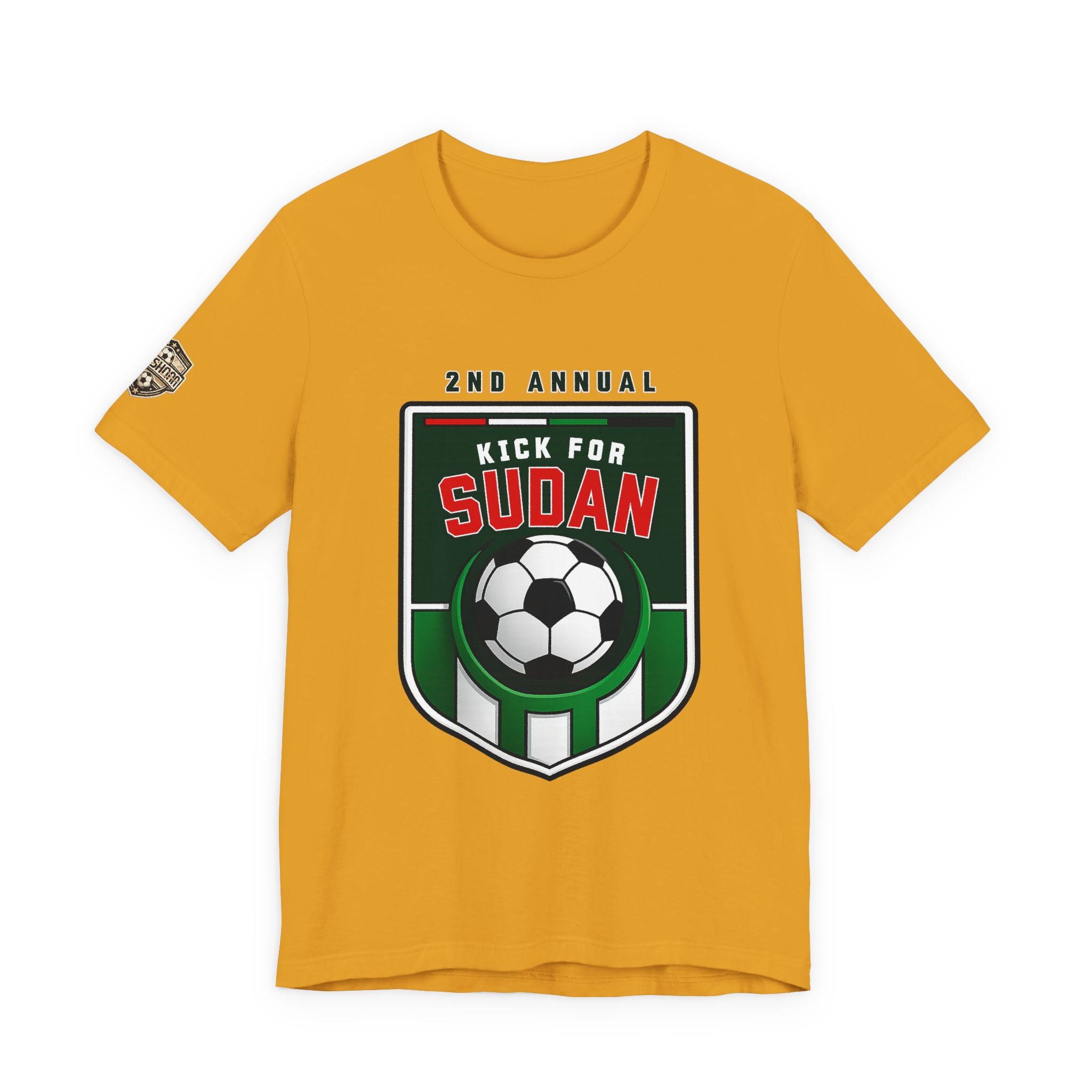 Kick 4 Sudan Victory Shield  Short Sleeve Tee