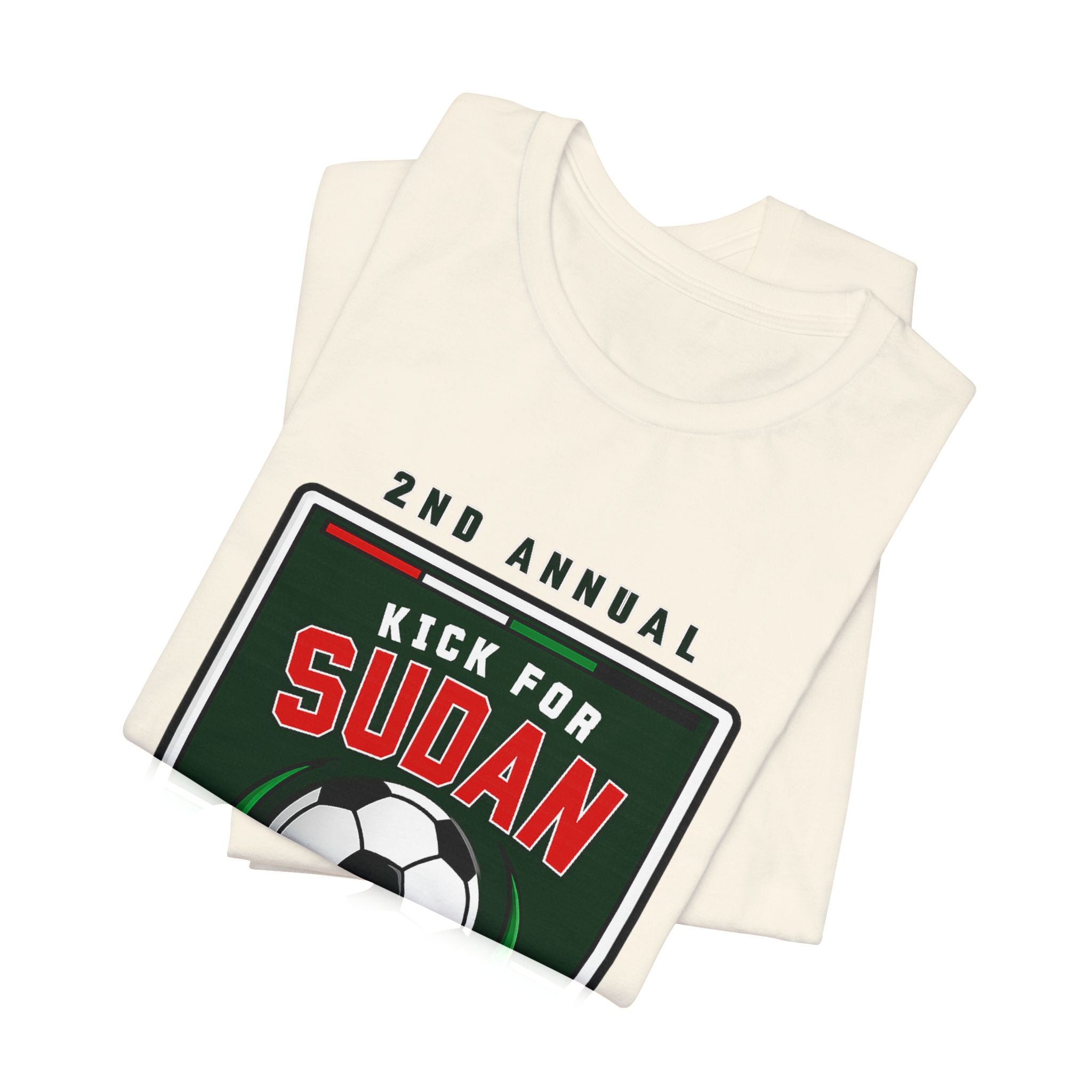 Kick 4 Sudan Victory Shield  Short Sleeve Tee