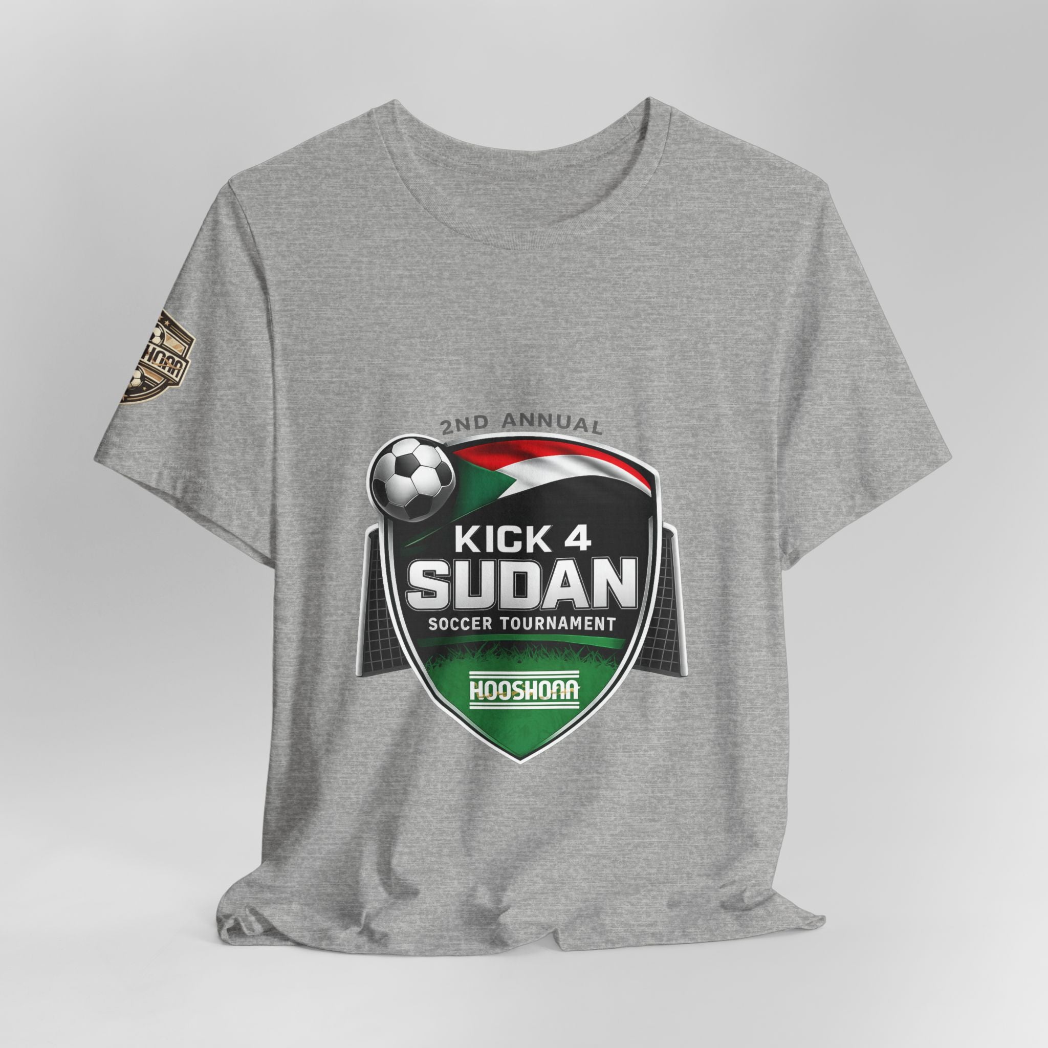 Kick 4 Sudan Unity Crest Short Sleeve Tee