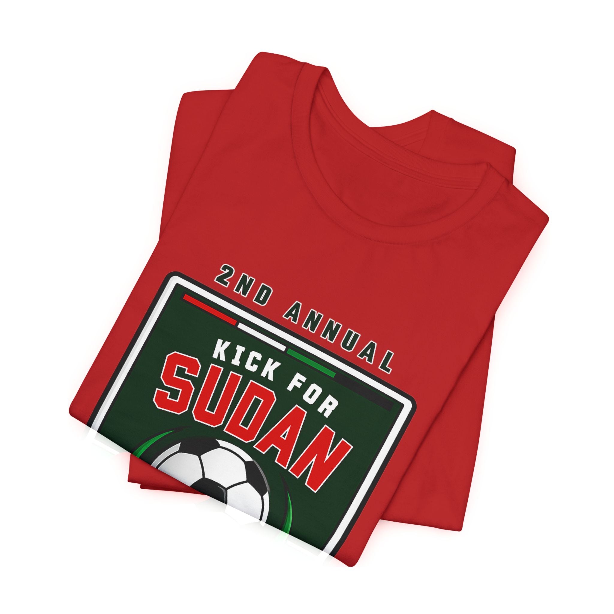 Kick 4 Sudan Victory Shield  Short Sleeve Tee