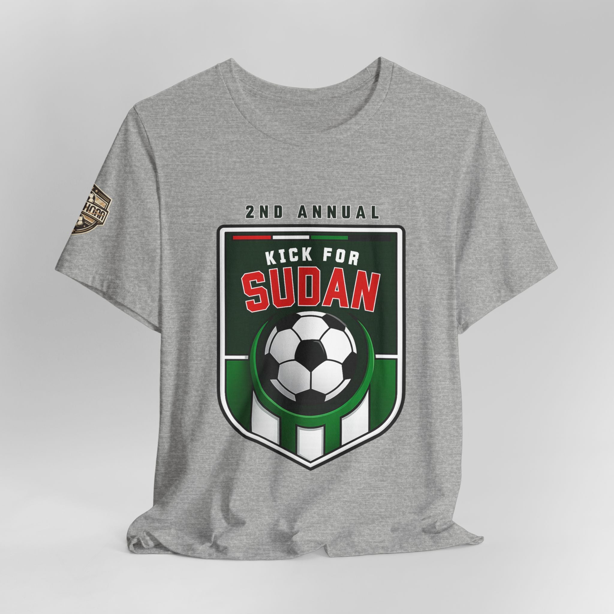 Kick 4 Sudan Victory Shield  Short Sleeve Tee