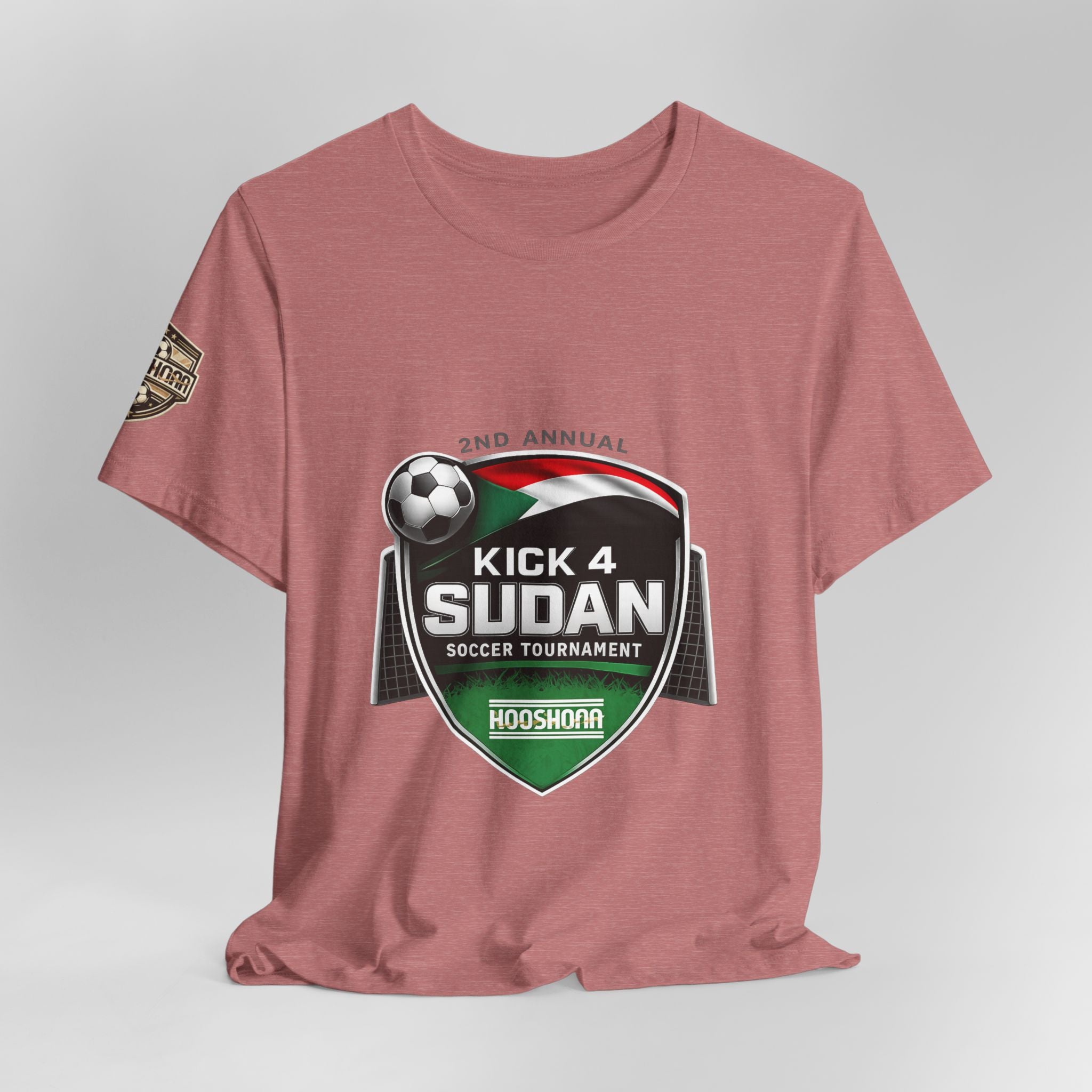 Kick 4 Sudan Unity Crest Short Sleeve Tee
