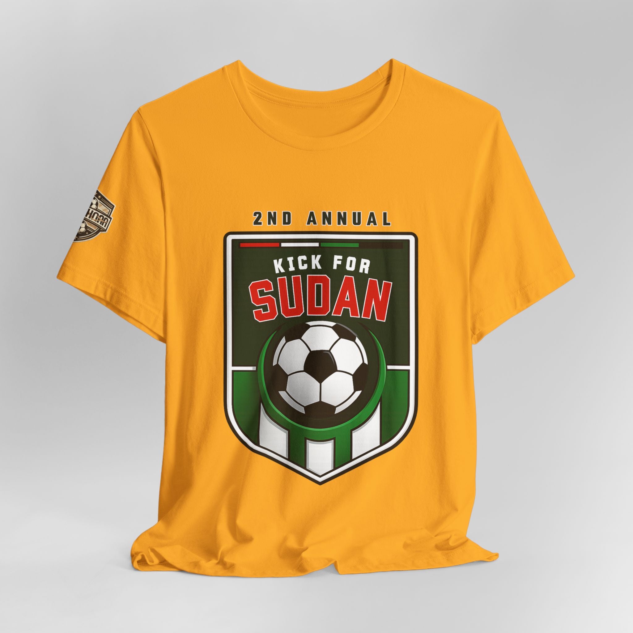 Kick 4 Sudan Victory Shield  Short Sleeve Tee