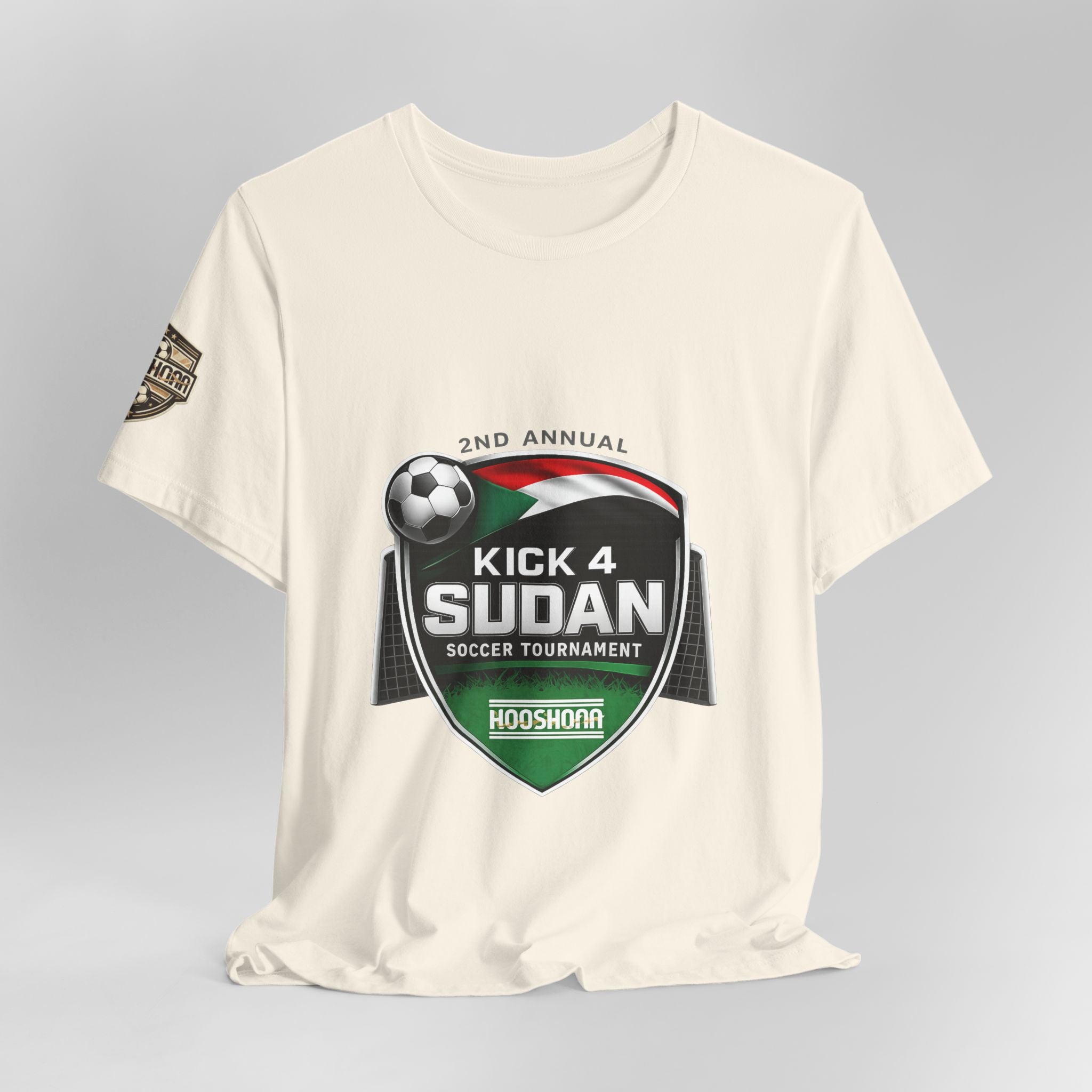 Kick 4 Sudan Unity Crest Short Sleeve Tee