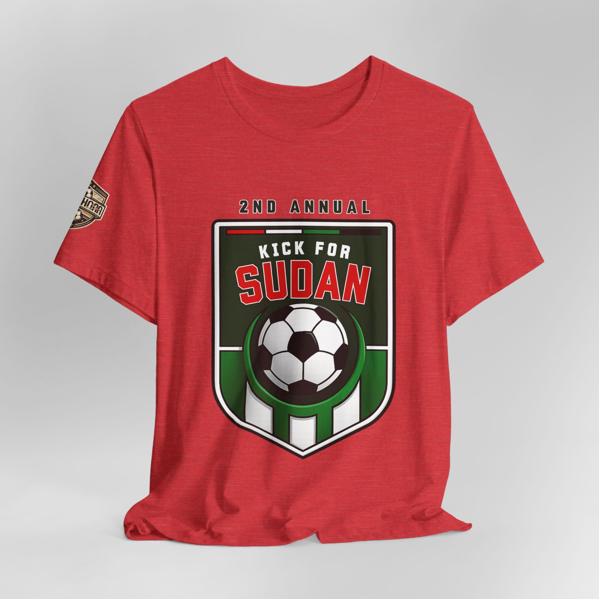 Kick 4 Sudan Victory Shield  Short Sleeve Tee
