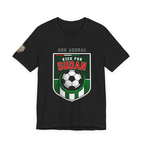 Kick 4 Sudan Victory Shield  Short Sleeve Tee