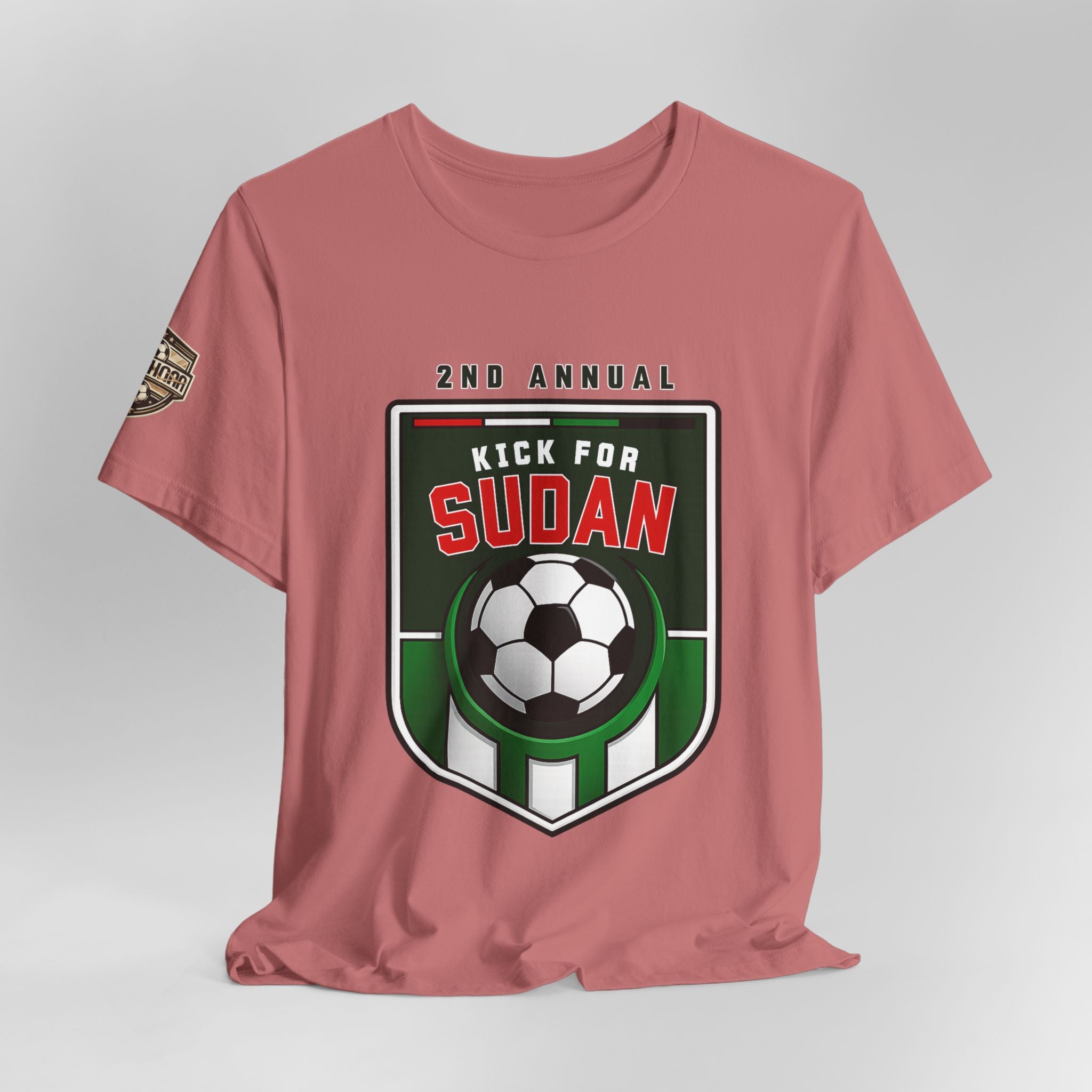 Kick 4 Sudan Victory Shield  Short Sleeve Tee