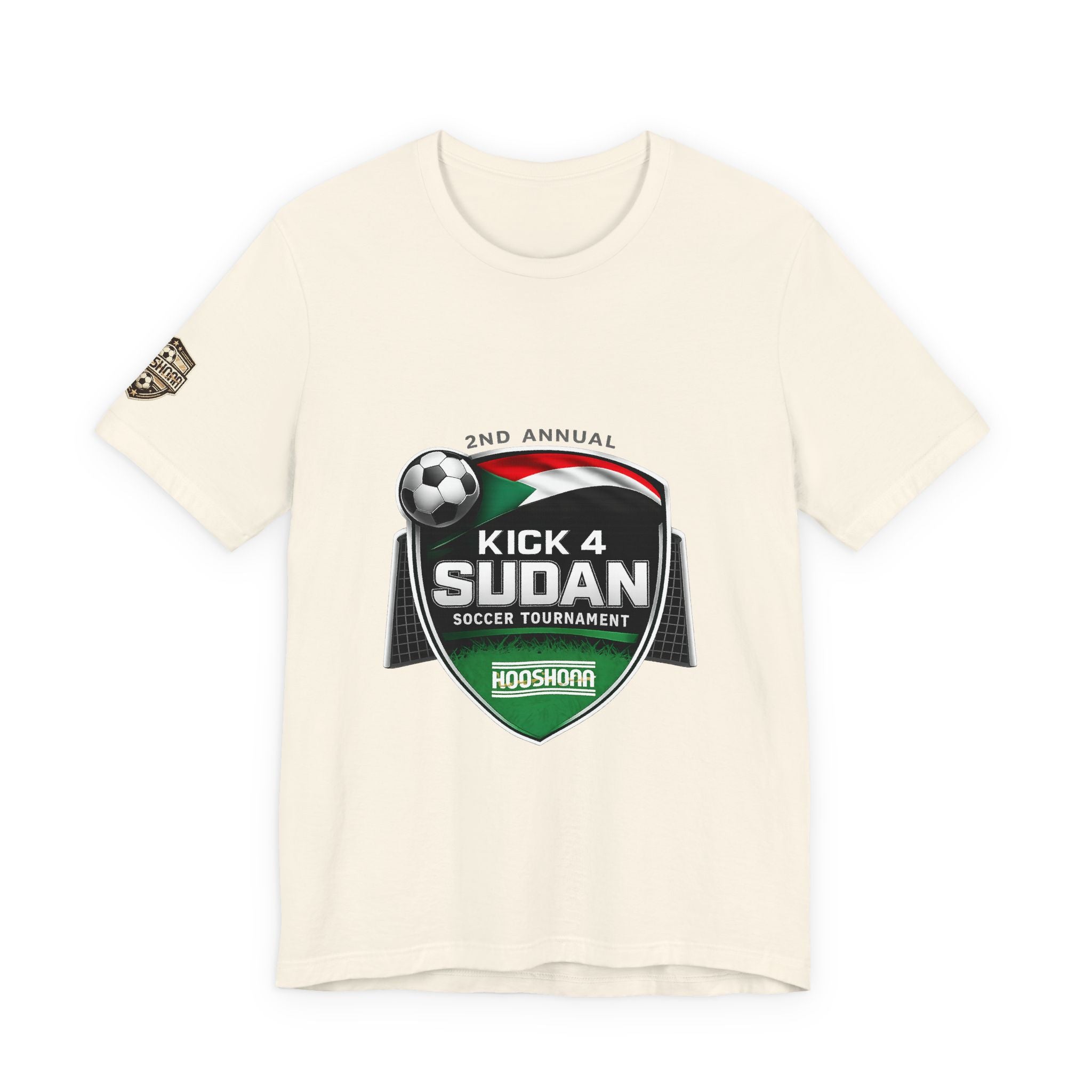Kick 4 Sudan Unity Crest Short Sleeve Tee