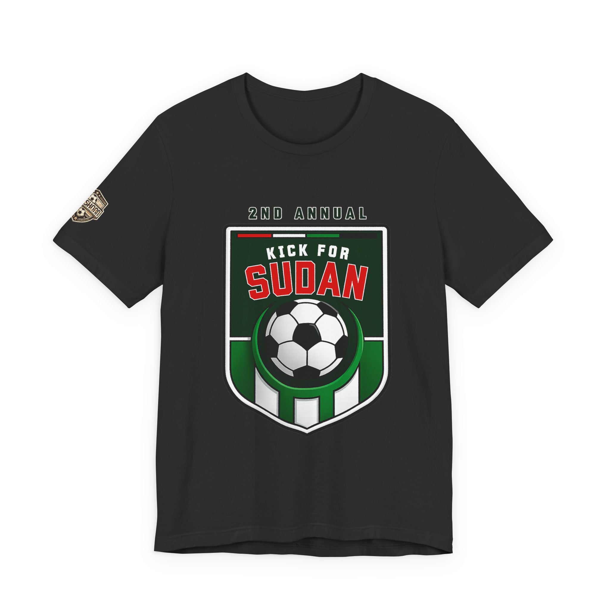 Kick 4 Sudan Victory Shield  Short Sleeve Tee
