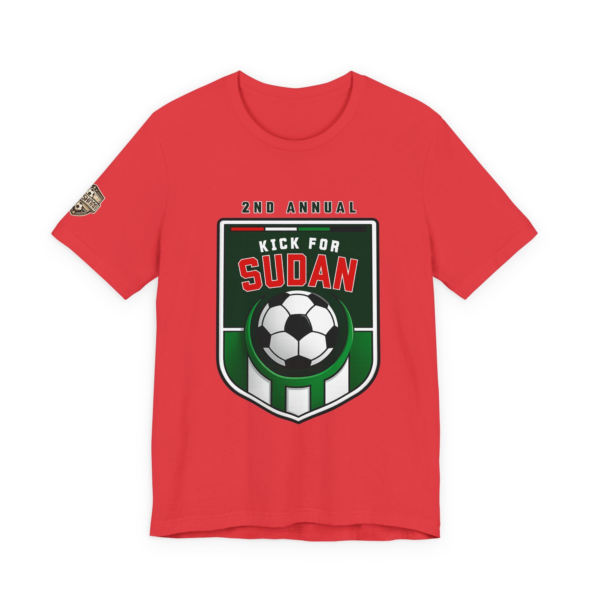 Kick 4 Sudan Victory Shield  Short Sleeve Tee
