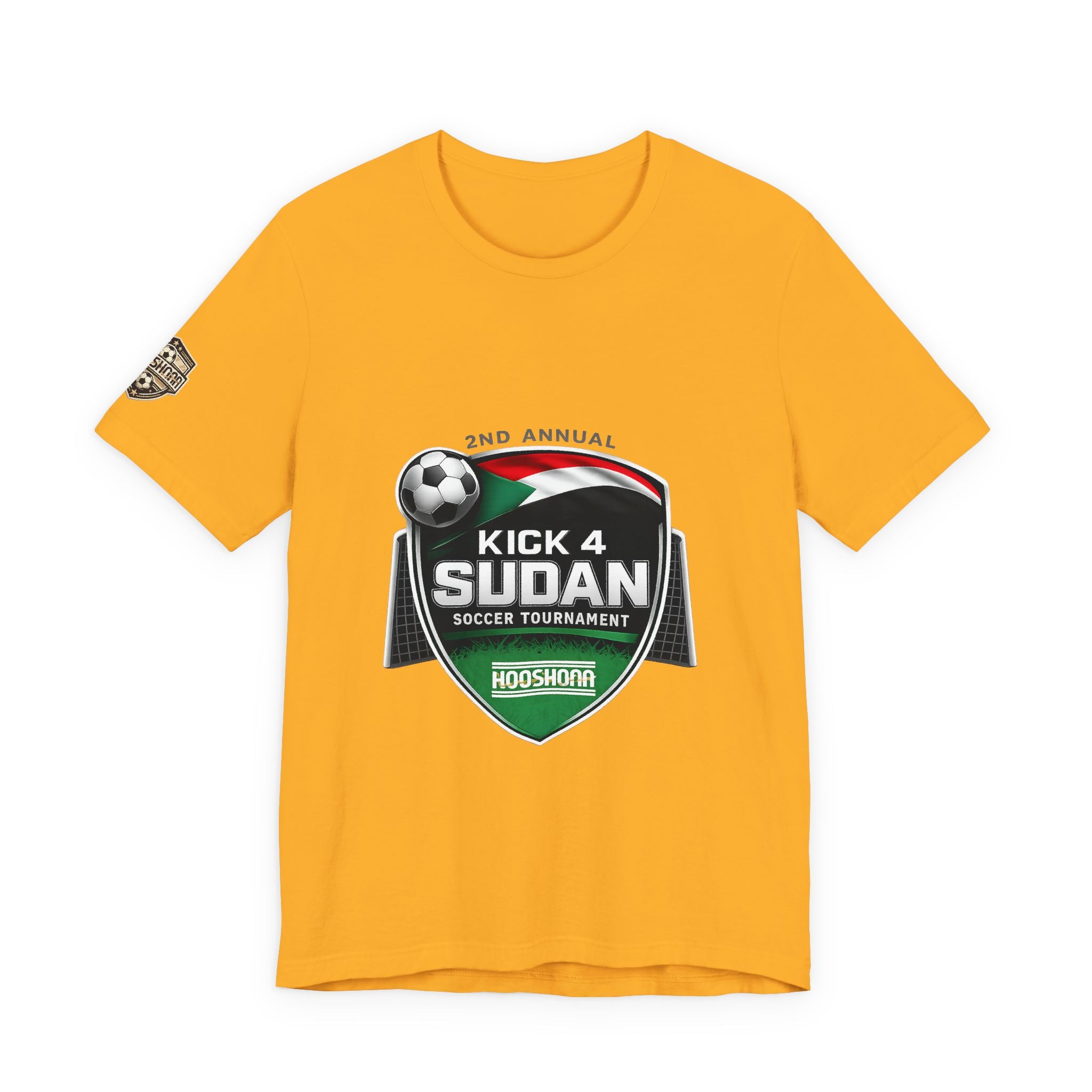 Kick 4 Sudan Unity Crest Short Sleeve Tee