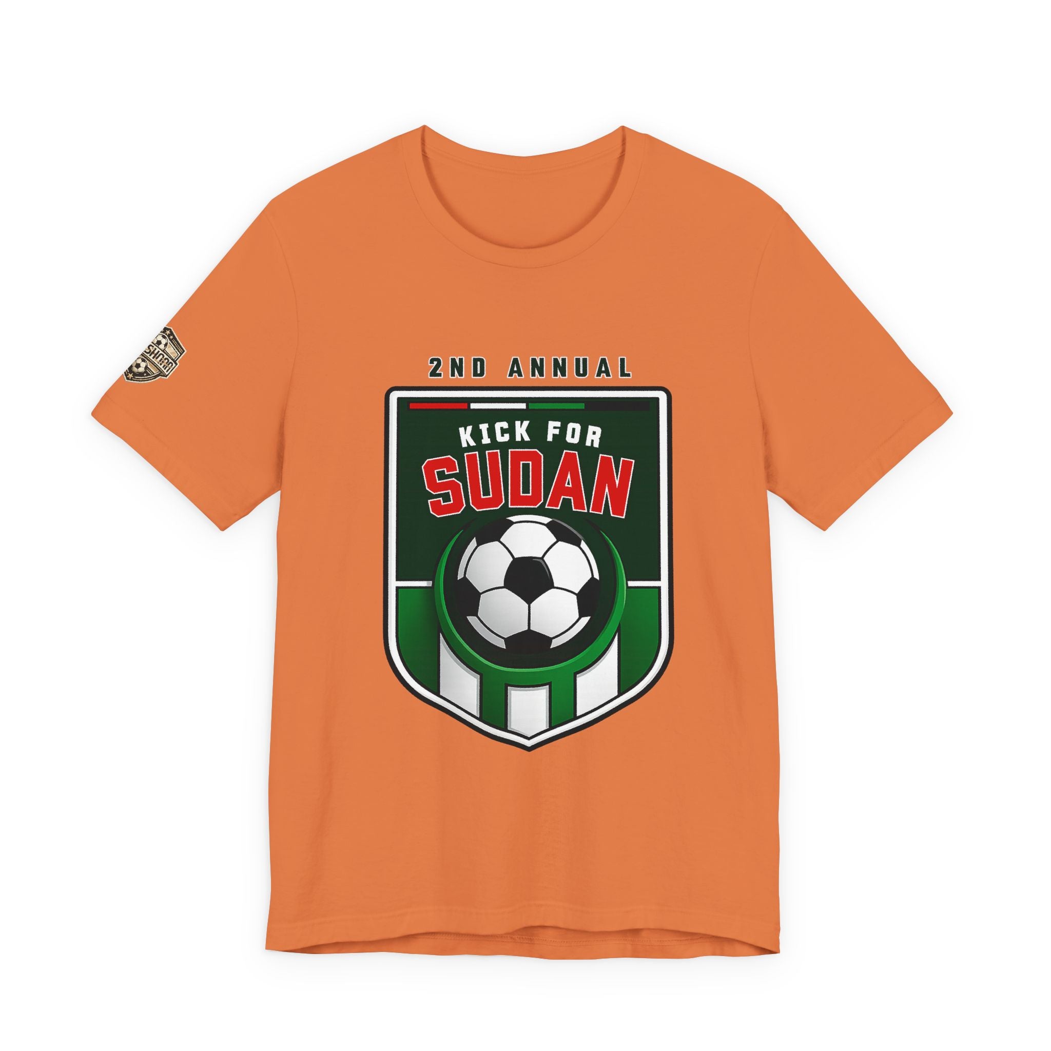 Kick 4 Sudan Victory Shield  Short Sleeve Tee