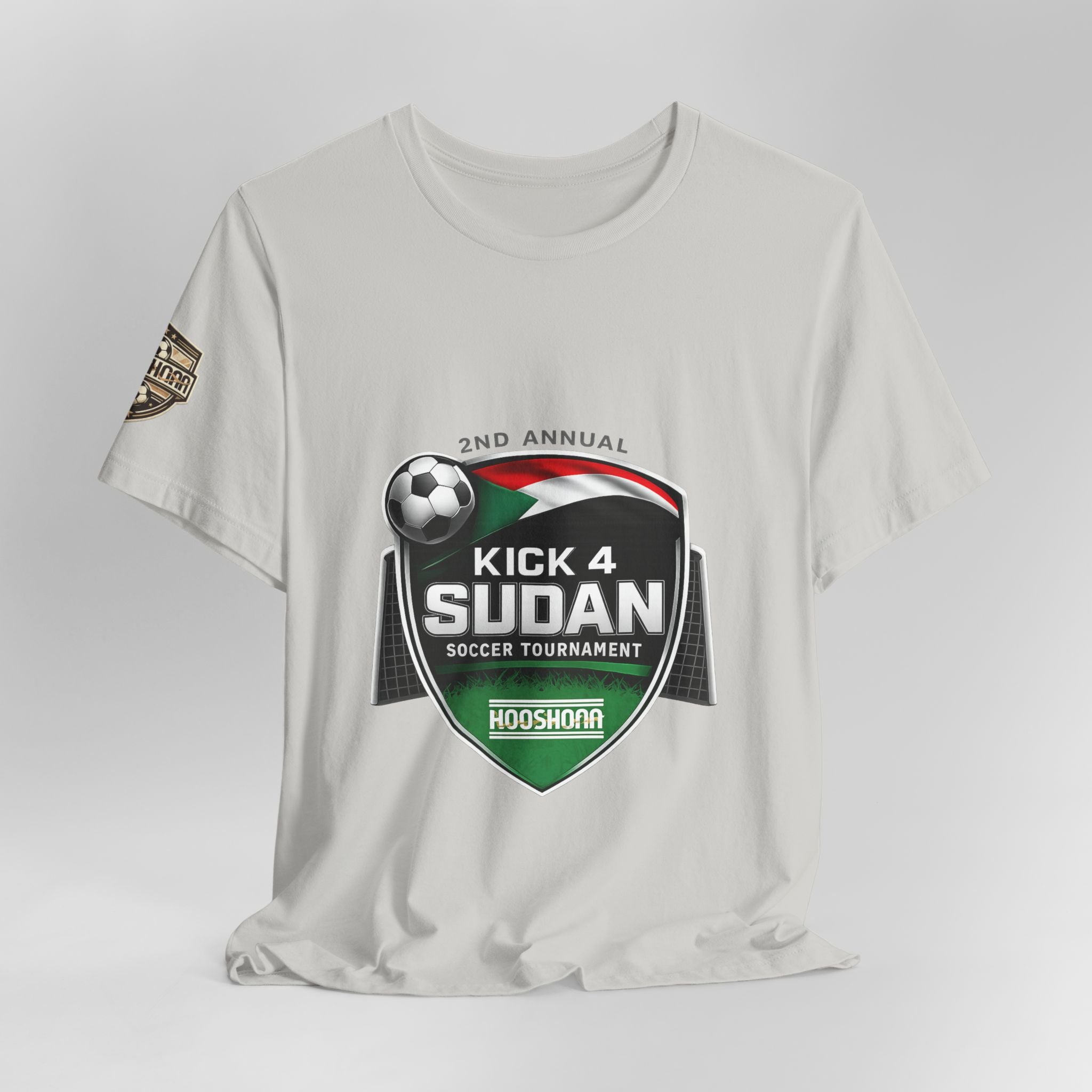 Kick 4 Sudan Unity Crest Short Sleeve Tee