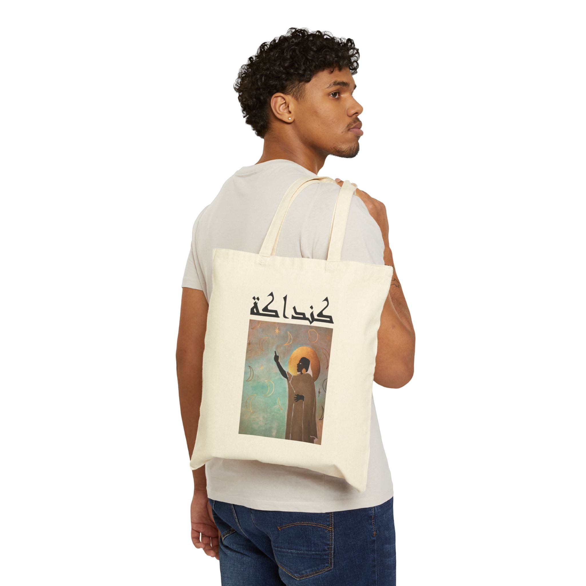 Kandaka Cotton Canvas Tote Bag