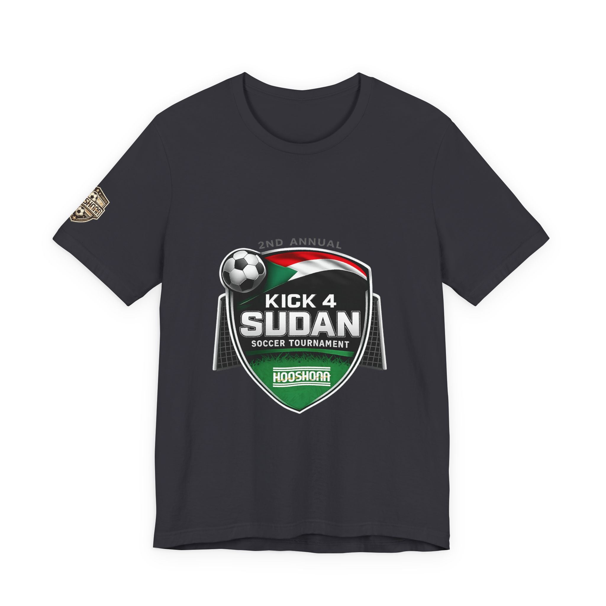 Kick 4 Sudan Unity Crest Short Sleeve Tee