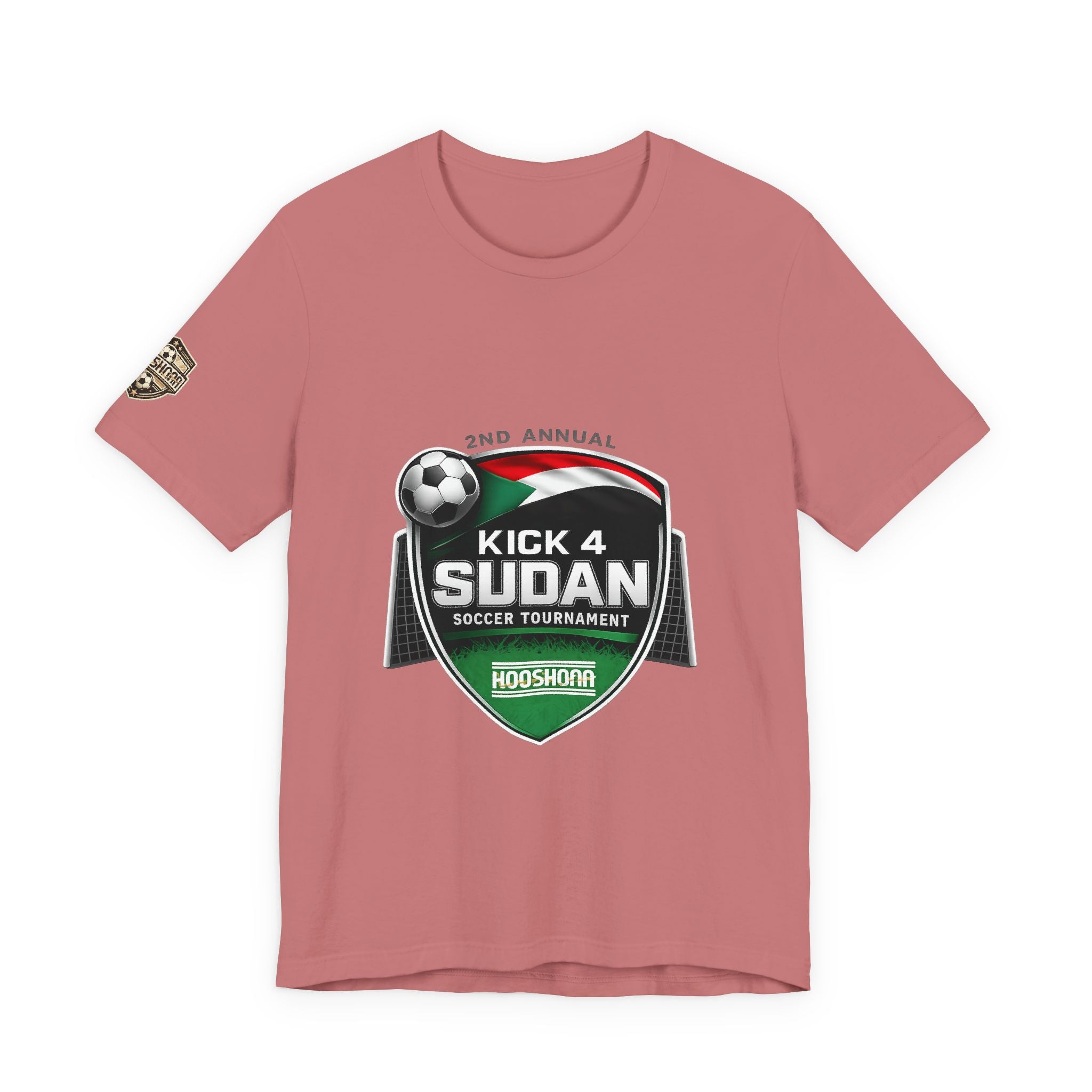 Kick 4 Sudan Unity Crest Short Sleeve Tee