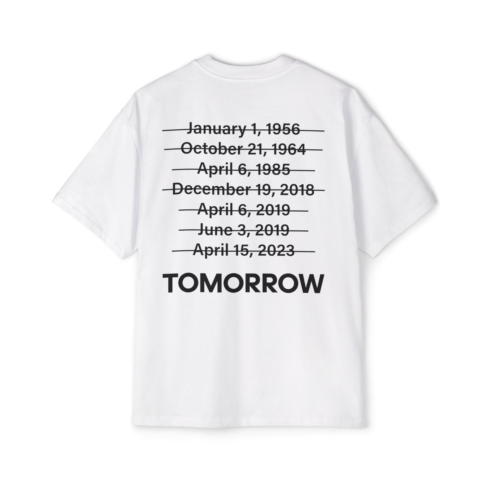 We Will Return Tomorrow Unisex Heavy Oversized Tee