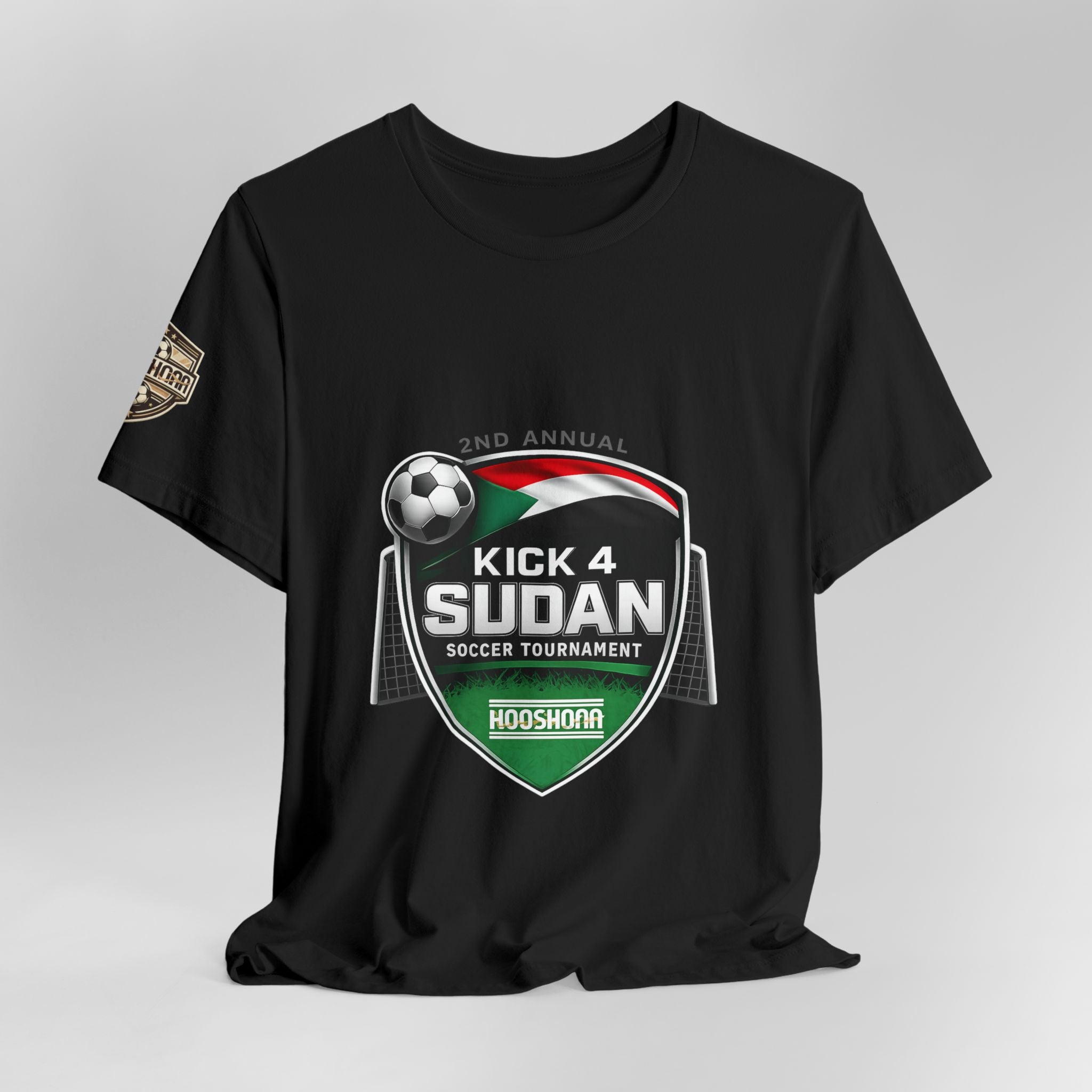 Kick 4 Sudan Unity Crest Short Sleeve Tee