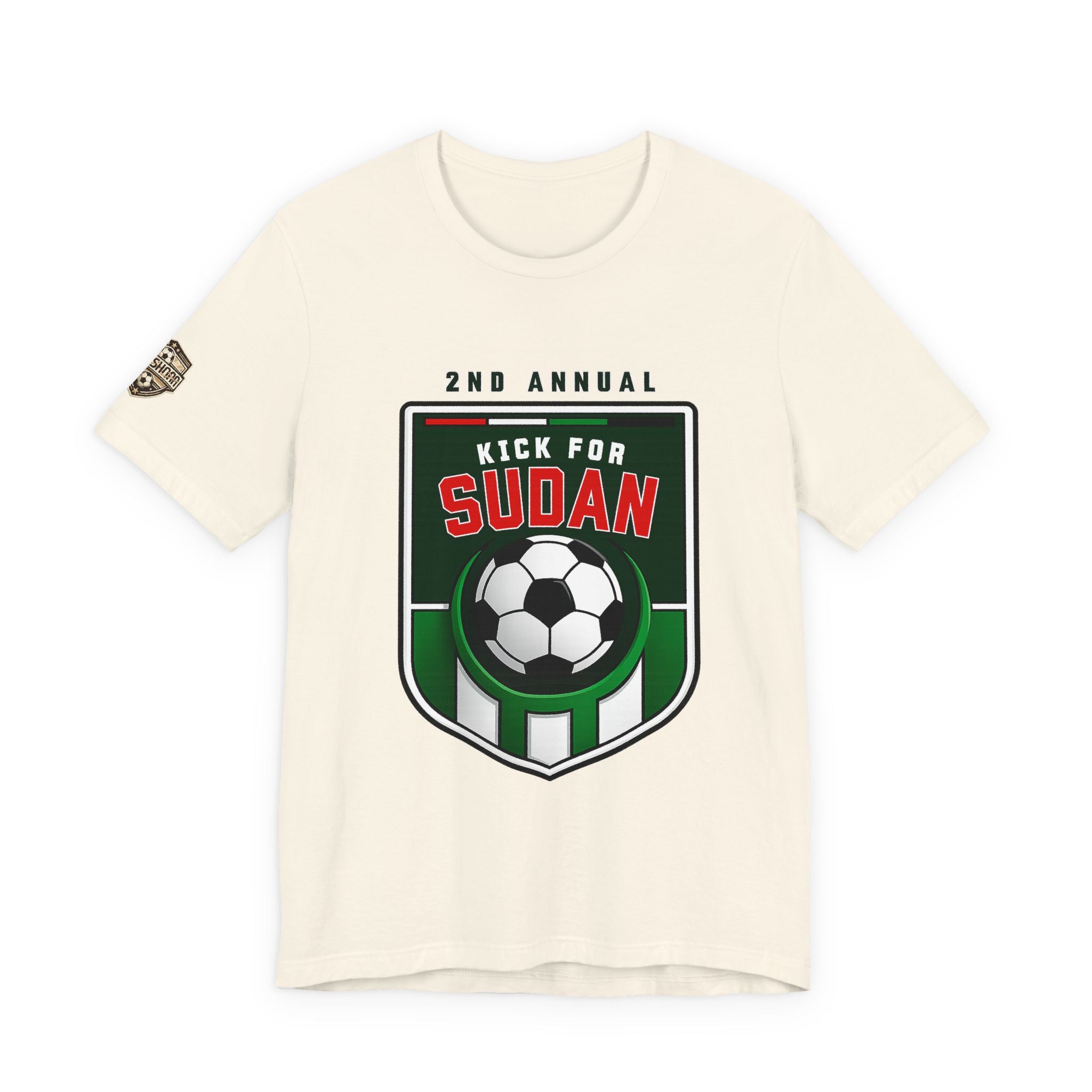 Kick 4 Sudan Victory Shield  Short Sleeve Tee