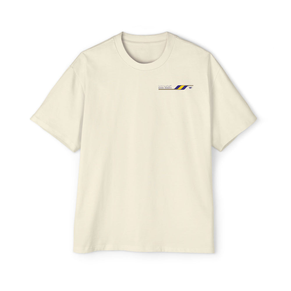 Sudan Airways Unisex Heavy Oversized Tee