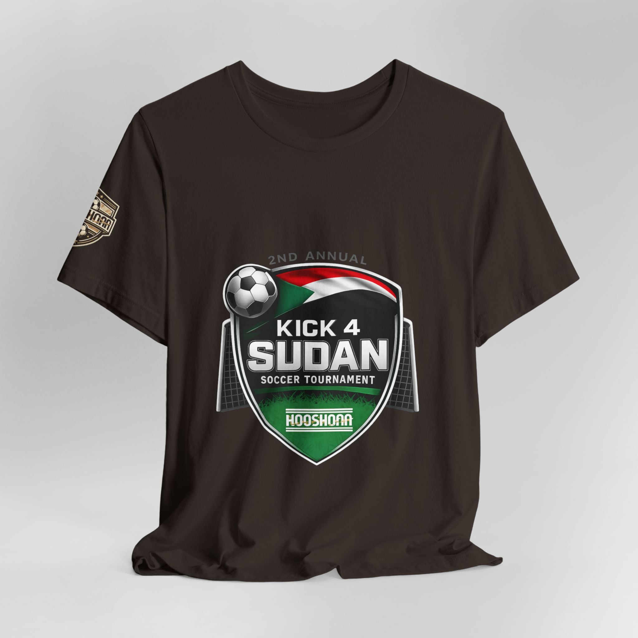 Kick 4 Sudan Unity Crest Short Sleeve Tee