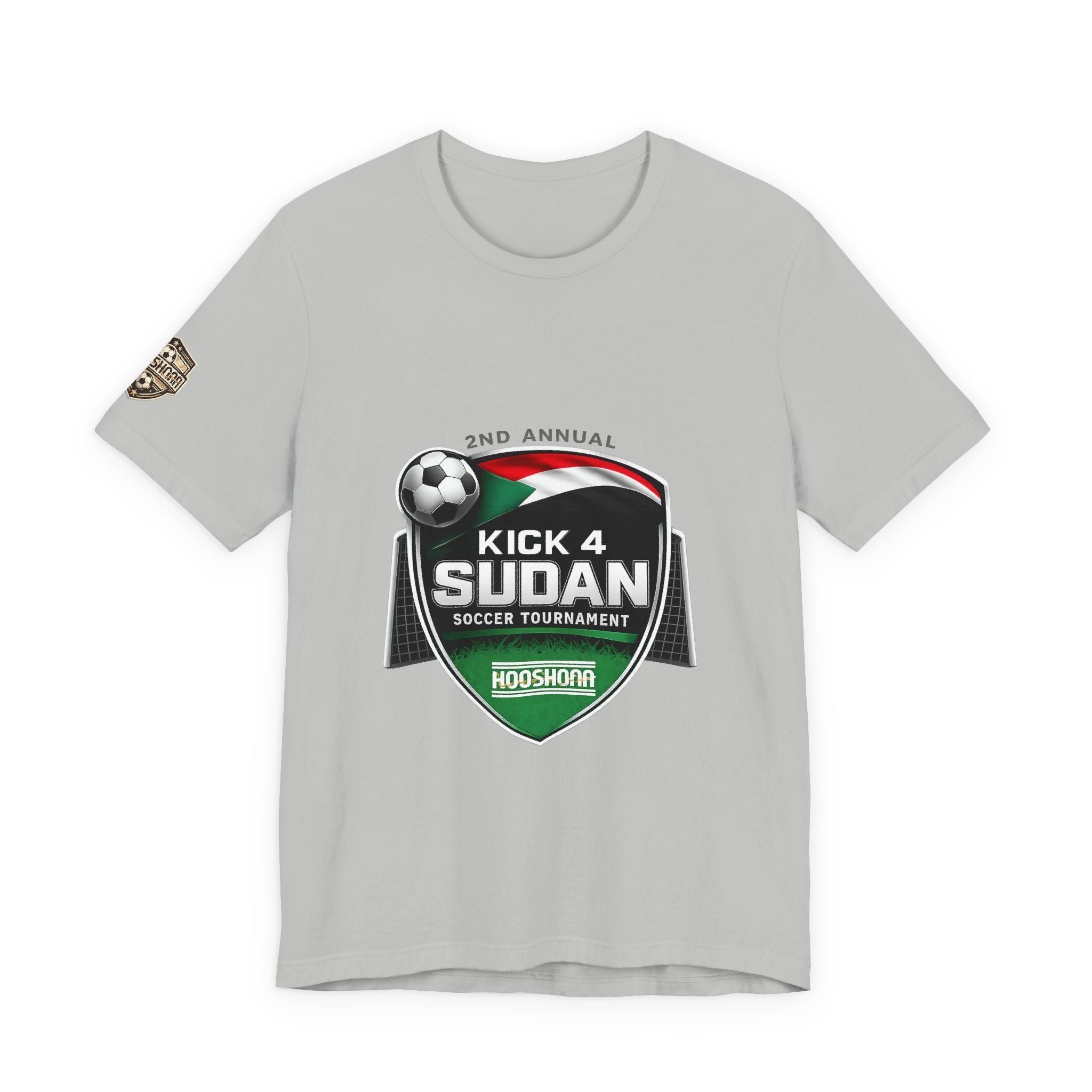 Kick 4 Sudan Unity Crest Short Sleeve Tee